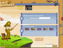 Tablet Screenshot of juzni-front.minitroopers.com
