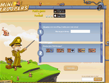 Tablet Screenshot of akceptor.minitroopers.com