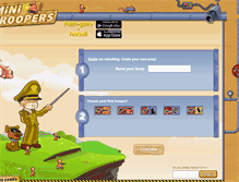 Tablet Screenshot of kauke.minitroopers.com